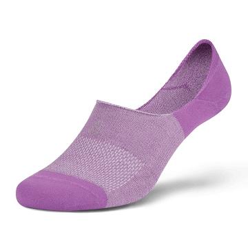 Calcetines Allbirds Trino® Sprinters No Show Mujer Morados | MX4805PQ