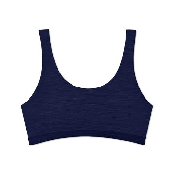 Ropa Interior Allbirds Trino® Bralette Mujer Azul Marino | MX4728PQ